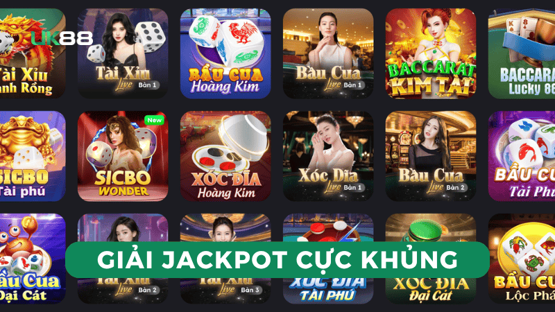 Hệ thống giải jackpot khủng nhất trong thị trường