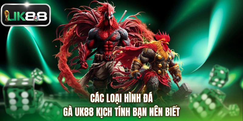 Các loại hình đá gà UK88 kịch tính bạn nên biết