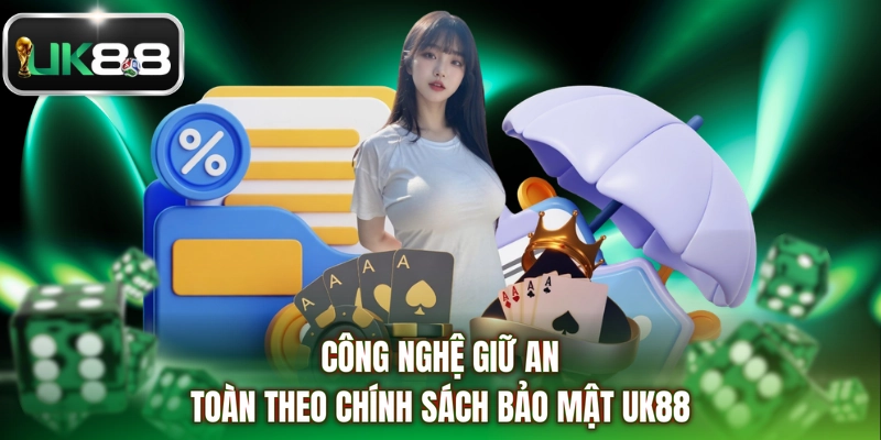 Công nghệ giữ an toàn theo chính sách bảo mật UK88