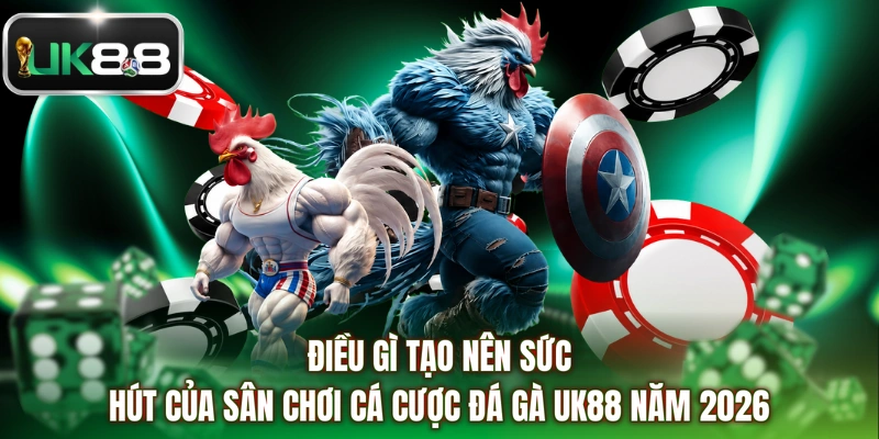 Điều gì tạo nên sức hút của sân chơi cá cược đá gà UK88 năm 2026