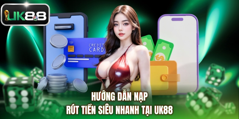 Hướng dẫn nạp rút tiền siêu nhanh tại UK88