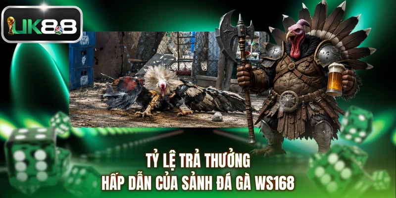 Tỷ lệ trả thưởng hấp dẫn của sảnh đá gà WS168